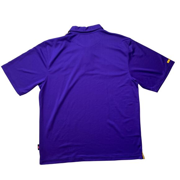 Nike LSU Nike Dri-FIT Game Day Geaux Tigers Golf Polo Purple Shirt Men's XL NWT - Picture 8 of 13